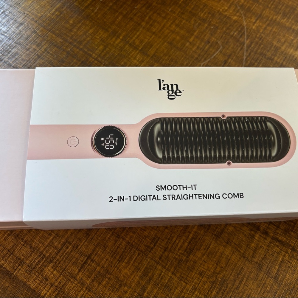 L'ange Pink Digital Straightening Comb